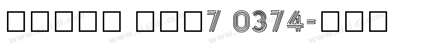 shree eng7 0374字体转换